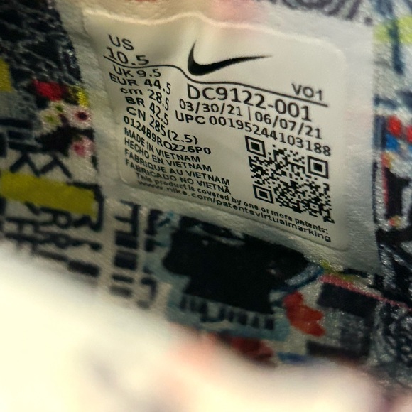 Nike Kyrie 7 Visions Multicolor size 10.5 MEN’S BASKETBALL SHOES - Picture 9 of 9